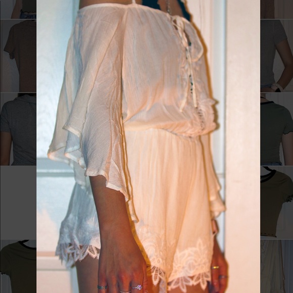 White Romper Size Small - Picture 2 of 5